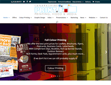Tablet Screenshot of lanarkshireprint.co.uk